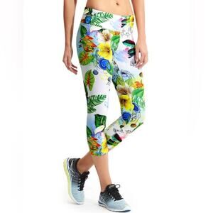 Athleta Sonar Tropical Capri Legging NEW